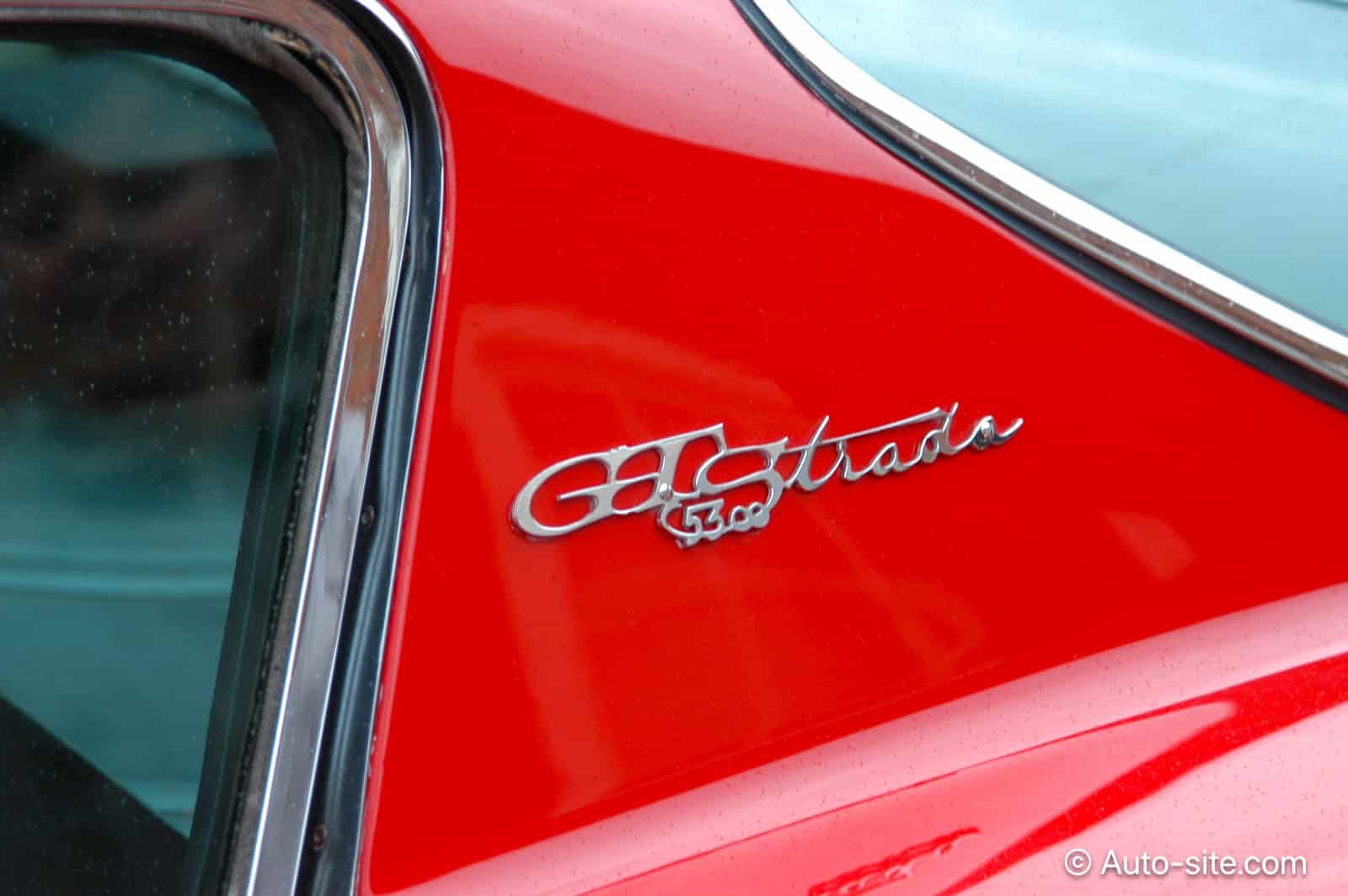 bizzarrini 5300gt strada 1968 auj1 side badge