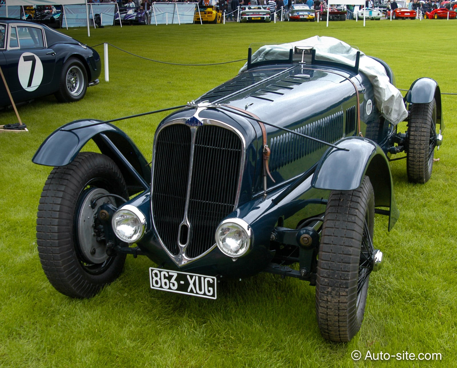 delahaye 135 special roadster biplace 1936 863 xug front