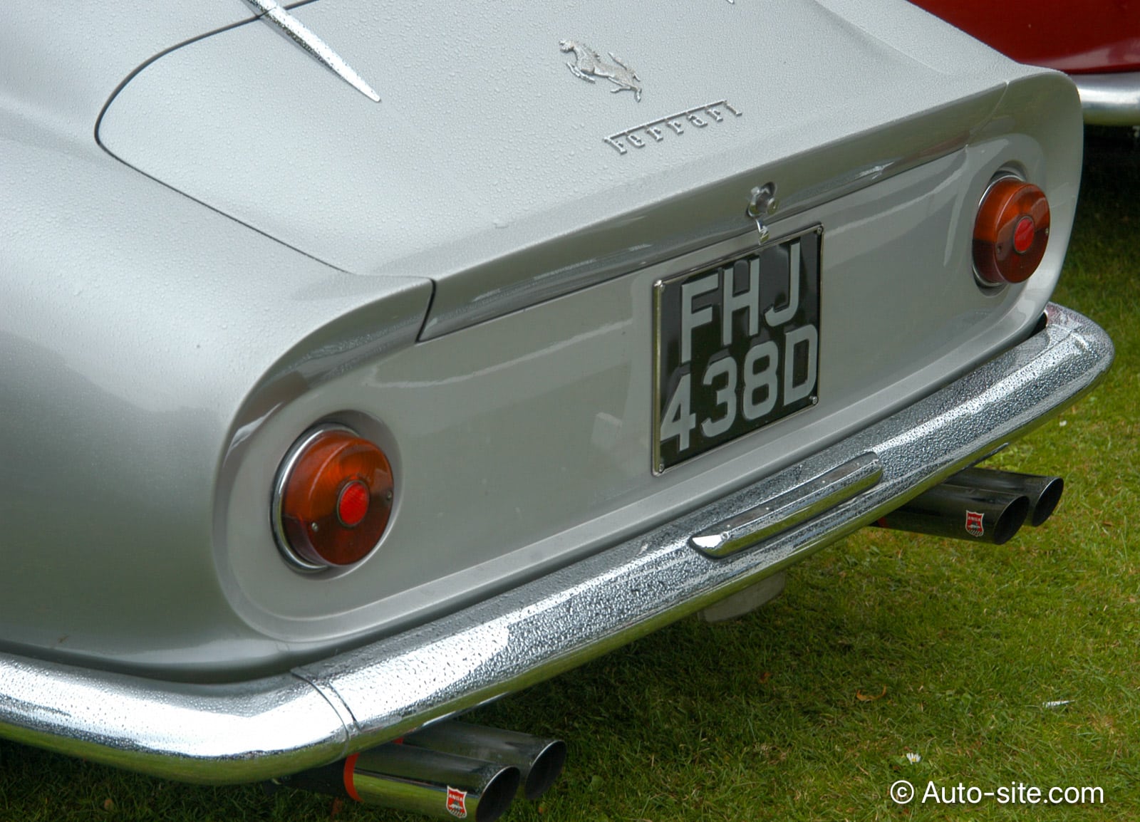 Ferrari Gallery ferrari 275 gtb grand tour berlinetta series 2 long nose steel bodied 1966 68 silver fhj438d rear close up