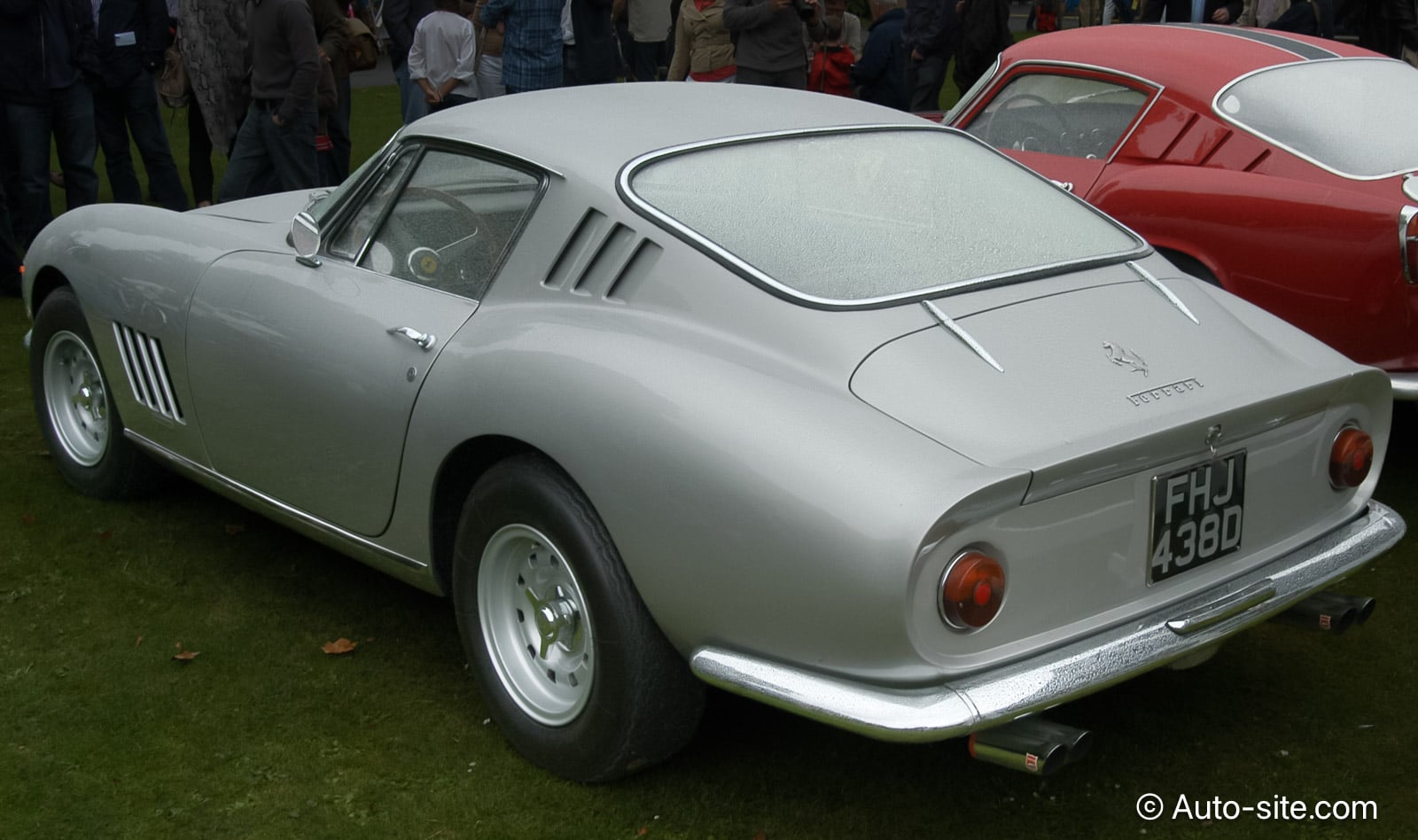 Ferrari Gallery ferrari 275 gtb grand tour berlinetta series 2 long nose steel bodied 1966 68 silver fhj438d rear left