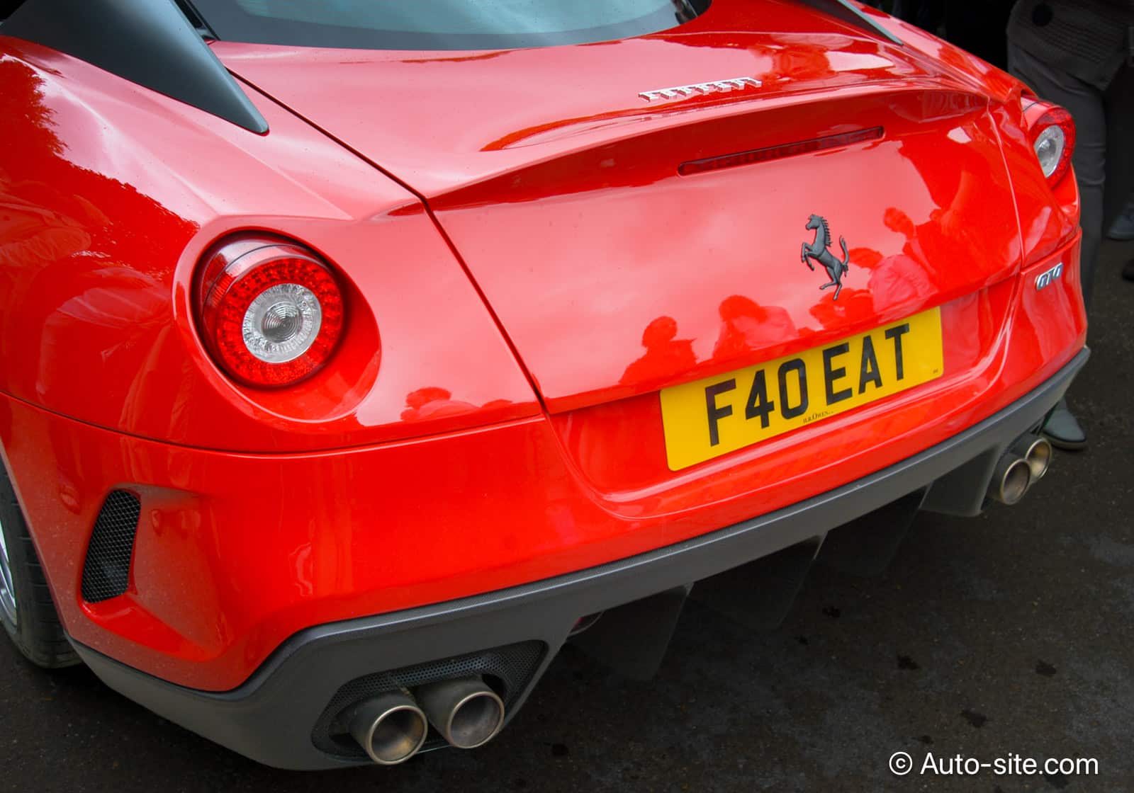 Ferrari Gallery ferrari 599 gto rear left red