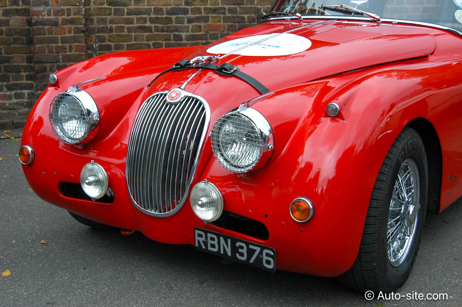 jaguar xk150 3 8s roadster 1960 rbn376 red front left